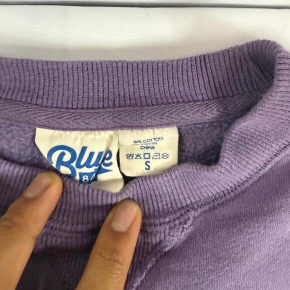 Vintage Blue 84 North Wood Wisconsin Sweatshirt Size Small - Picture 3 of 4